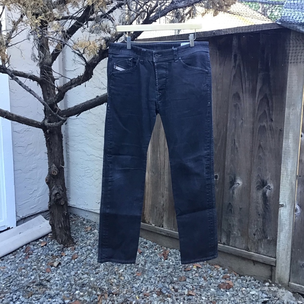 Diesel Men Slim Jeans - Dark Blue